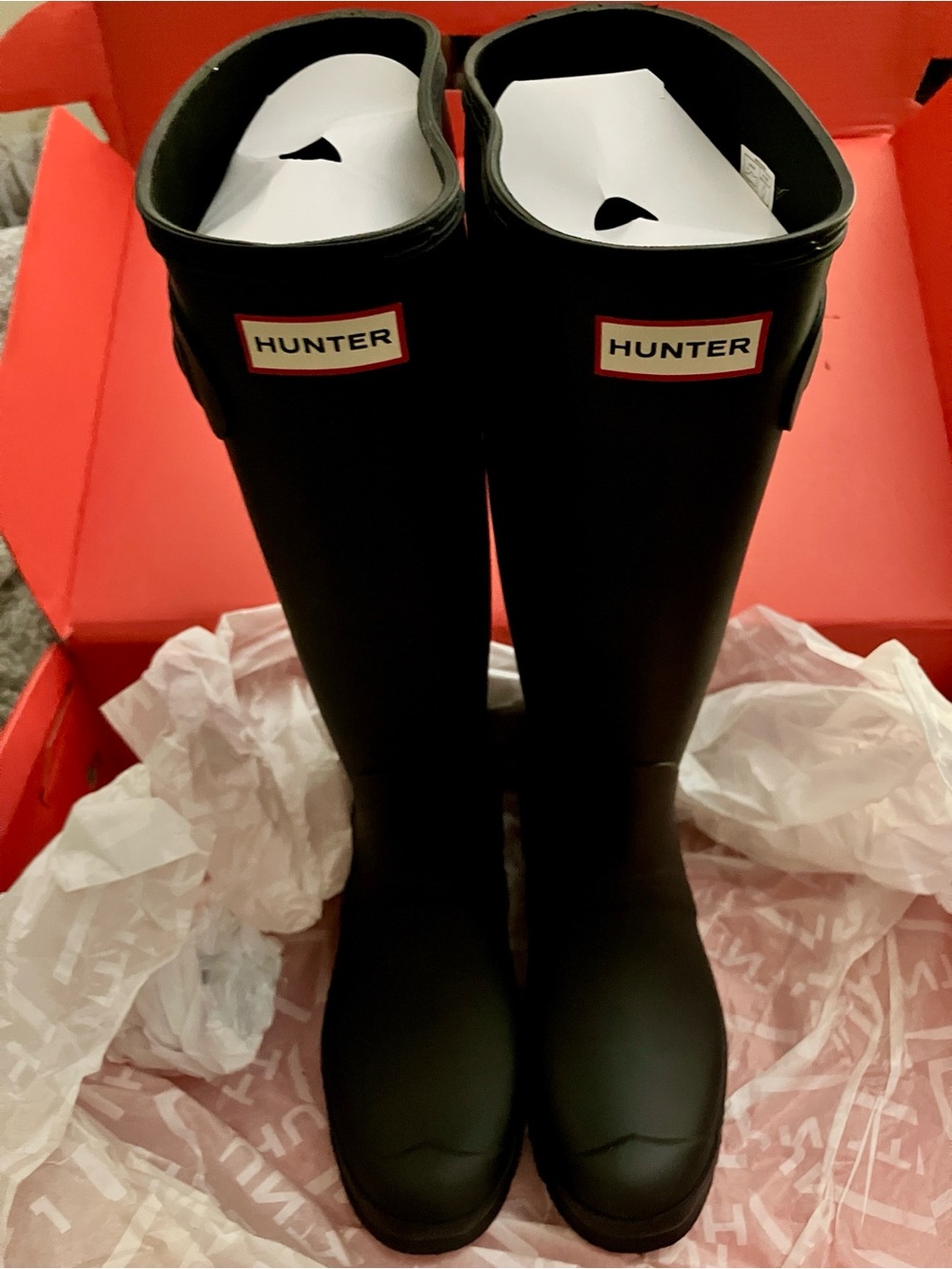 Hunter Tall Women's Rain Boots - Black